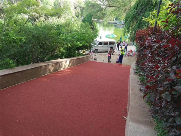 浦东彩色路面施工